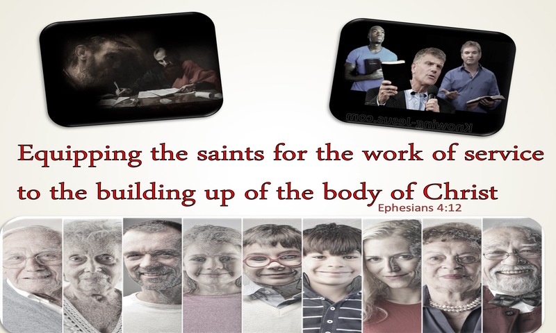 Ephesians 4:12 For The Equipping Of The Saints For The Work Of Service (red)
